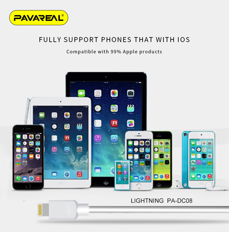 Buy Bdotcom Promotion Pavareal 1000mm 2 0a Fast Charge Microusb Lightning Type C Data Cable For Samsung Apple Huawei Oppo Xiaomi Vivo Online Eromman