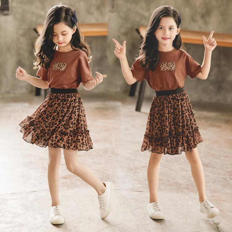 leopard print skirt child