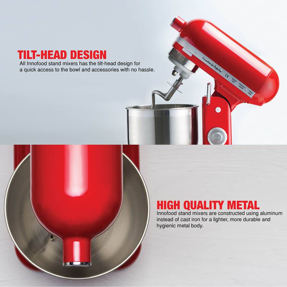 Buy INNOFOOD Professional Series Stand Mixer KT7500 (Red) eRomman