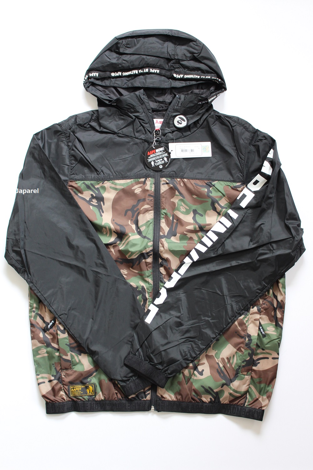 Buy Usdstore pe By A Bathing Ape Lightweight Camo Jacket With Sleeve Print Online Eromman