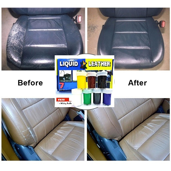 Sweethomeplanet Liquid Filler Leather Repair Tool Kit Car Seat Sofa Coat Handbag 7 Color Eromman - How To Fix Hole In Leather Car Seat