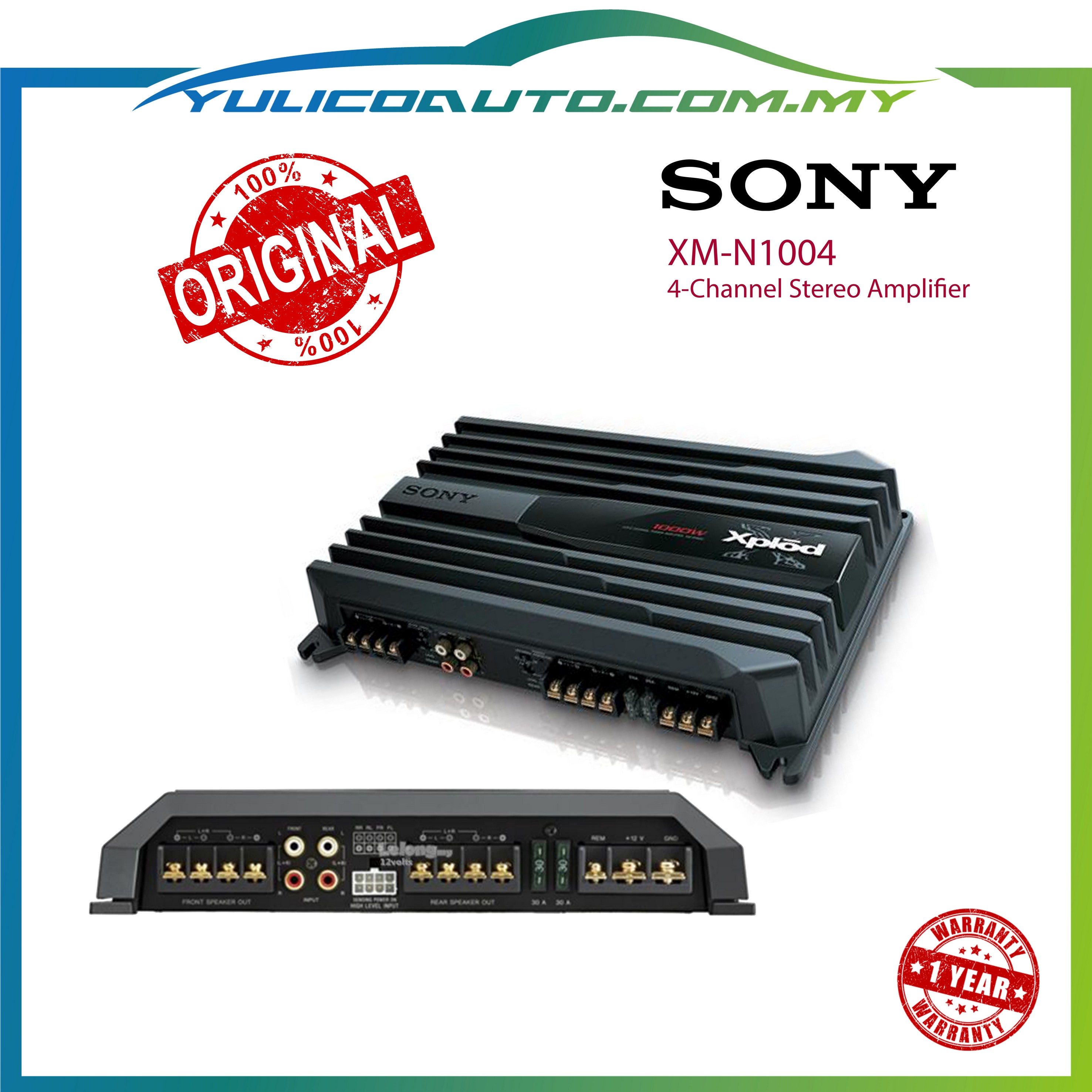 Buy Sony Xm-N1004 4-Channel Stereo Amplifier | eRomman