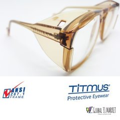Gmonline31 Titmus SC091 Safety Eyeglass , With Ansi z87.1 Standard , Ready stock Free Hard Case!