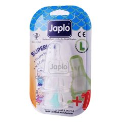 Japlo Superior Anti Colic Nipple Blister Cards - L (3 In 1)