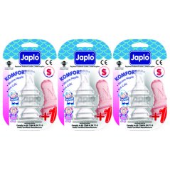 Japlo Komforter Anti Colic Nipple - S Size (3 Blister Cards)