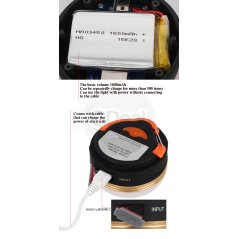 Gdeal Rechargeable Glare Camping Lights LED Portable Camping Light With 3 Brightness Tent LED Light Bulb Outdoor Camping Lamp