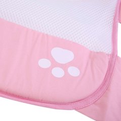 Gdeal Newly Baby Bathtub Net Cartoon Bear Infant Bath Tub Mesh Seat Support Bath Seat Adjustable Bathtub Security Seat