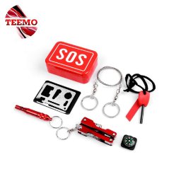 Gdeal 6-In-1 SOS Emergency Box Outdoor Survival Kits