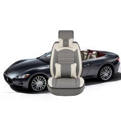 Gdeal High Quality Full Complete Car Seat Cover Set Car Seat Linen Cushions Supplies Automotive Interior 5-Seats Cover Car Cushion Backseat Adjustable - 3 Colors Available
