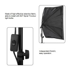 Softbox Lighting Kit Studio Photography Equipment Set (White)