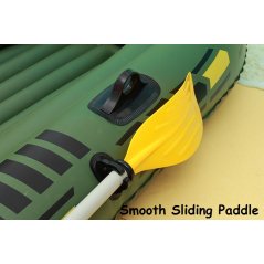 Gdeal Portable Inflatable Boat Double Thicken Water Sport Boat 2 Person PVC Boat Rowing Boat Fishing Ship