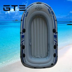 Gdeal Portable Inflatable Boat Double Thicken Water Sport Boat 2 Person PVC Boat Rowing Boat Fishing Ship