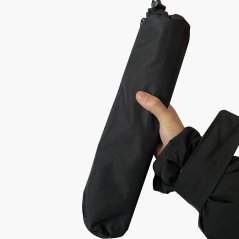 حامل شماعات للتخييم متعددة الوظائف قابل للطي مع 5 شماعات
