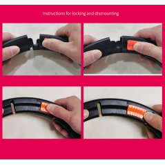 Gdeal Smart Spinning Hula Hoop With Pedometer Count For Fitness Exercise Gegelung Hula ڬيڬيلوڠ هول
