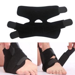 Gdeal Adjustable Ankle Protector Breathable Splint Strap Injury Brace Pad Pain Relief Recovery Compression Wrap Cushion Arch Support Elastic Guard For Sports