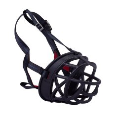Gdeal Pet Muzzle Dog Mask for Adjustable Straps Mask (Black)
