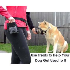 Gdeal Pet Muzzle Dog Mask for Adjustable Straps Mask (Black)Gdeal Pet Muzzle Dog Mask for Adjustable Straps Mask (Black)