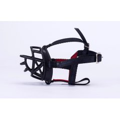 Gdeal Pet Muzzle Dog Mask for Adjustable Straps Mask (Black)