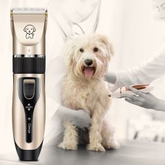 Gdeal Professional Pet Electric Hair Trimmer Fur Clipper (Gold)