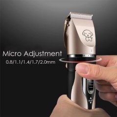 Gdeal Professional Pet Electric Hair Trimmer Fur Clipper (Gold)