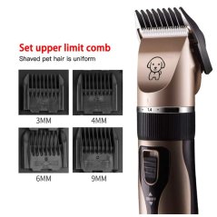 Gdeal Professional Pet Electric Hair Trimmer Fur Clipper (Gold)