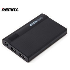 ريماكس باور بانك رفيع بمخرجين USB مزدوج طراز RPP-53 (أسود)