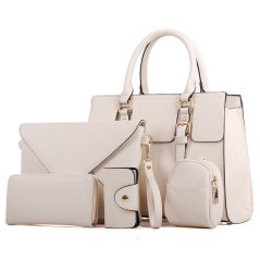 Gdeal 5-In-1 Ladies Fashion Bags PU Leather Handbag Crossbody Bag Wallet Touch Bag Purse Card Holder - 3 Colors Available (RYL-203)