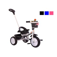 Gdeal Baby Tricycle Bike Three Wheels Baby Tricycle Stroller Children Bicycle Hand Push with Storage Basket - 3 Colors Available