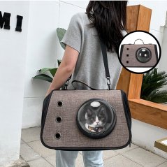 Gdeal Portable Space Capsule Cat Bag Diagonal Breathable Oxford Cloth (4 Colors)