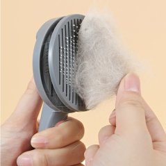 Gdeal One Click Hair Removal Massage Cat Comb Pet Hair Removal Cleaner (3 Colors)