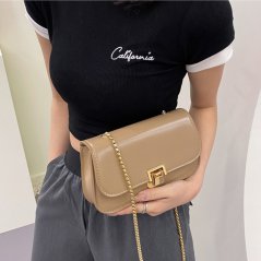 Gdeal Women Korean Fashion Retro PU Leather Sling Bag Vintage Messenger Small Square Bag