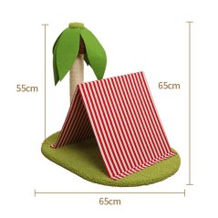 Gdeal Cute Cat Climbing and Jumping Frame Toy Scratching Column Toy