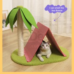Gdeal Cute Cat Climbing and Jumping Frame Toy Scratching Column Toy