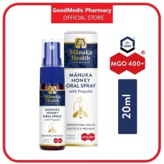Goodmedickl Manuka Health Manuka Honey (MGO 400+) & Propolis Oral Spray (20ml)