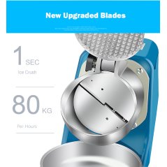 Hometech2u Ais Kacang Heavy Duty Commercial Ice Shaver and Ice Crusher Machine Mesin ABC