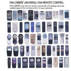 Hometech2u 2021 NEW - Universal Ceiling Fan Remote Control with LCD Screen Multi Fan Remote Replacement