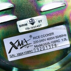 Hometech2u XMA 7cup 1.0Liter Rice Cooker Periuk Nasi XMA-108RC (Sirim Approved)