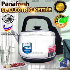 Hometech2u (Sirim) Panafresh 5L SUS304 Stainless Steel Electric Kettle Cerek Air Panas OP-47A/OP-47C