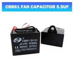 Hometech2u Fan Capasitor Motor Capacitor CBB61 1uf 1.2uf 1.5uf 1.8UF 2uf 2.5uf 3uf 3.5uf 4uf 4.5uf 5uf 6uf 8uf 10uf 12UF 14UF 16UF