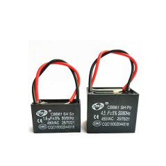 Hometech2u Fan Capasitor Motor Capacitor CBB61 1uf 1.2uf 1.5uf 1.8UF 2uf 2.5uf 3uf 3.5uf 4uf 4.5uf 5uf 6uf 8uf 10uf 12UF 14UF 16UF