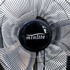 Hometech2u Minlite 20" Heavy Duty Commercial Industrial 3 Blades Stand Fan Cooling Strong Wind (Metal Body)
