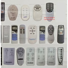 Hometech2u UNIVERSAL FAN REMOTE CONTROL RM-F989 for Wings Deka Elmark KDK Alpha Winter Eurouno Fanco Panasonic National