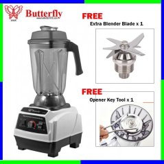 Hometech2u Butterfly Heavy Duty Commercial Ice Blender B-592 With Free Blade and Opener
