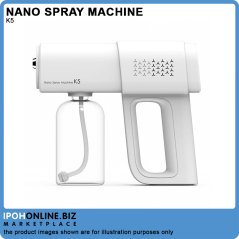 Ipohonline K5 Nano Spray Machine 380ML Rechargeable Battery Sanitizer Atomizer