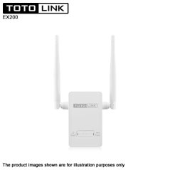Totolink EX200 300Mbps Wireless N Range Extender With 2x 4dBi
