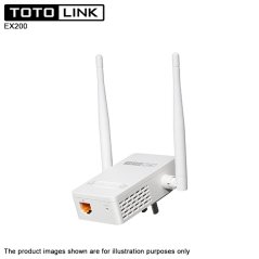 Totolink EX200 300Mbps Wireless N Range Extender With 2x 4dBi