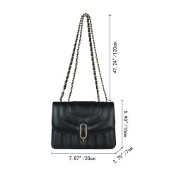 Gdeal Spring Retro Chain Women's Bag Versatile Texture One Shoulder Crossbody Underarm