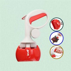 Pet Toilet Picker Portable Dog Feces Toilet Picker with Garbage Bag Pet Toilet Clip