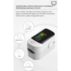 Gdeal Portable Fingertip Oximeter Pulse Blood Pulse Personal Finger Oximeter With Bluetooth