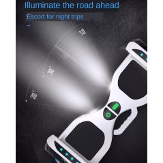 Gdeal 7 Inch Wheel Electric Hoverboard Self-Balancing Scooter LED Light With Bluetooth Speaker For Kids And Adults